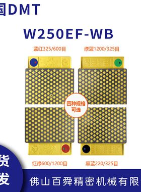 美国DMT钻石双面汽车油泥模型磨刀石W250EFNB红绿10英寸金刚石