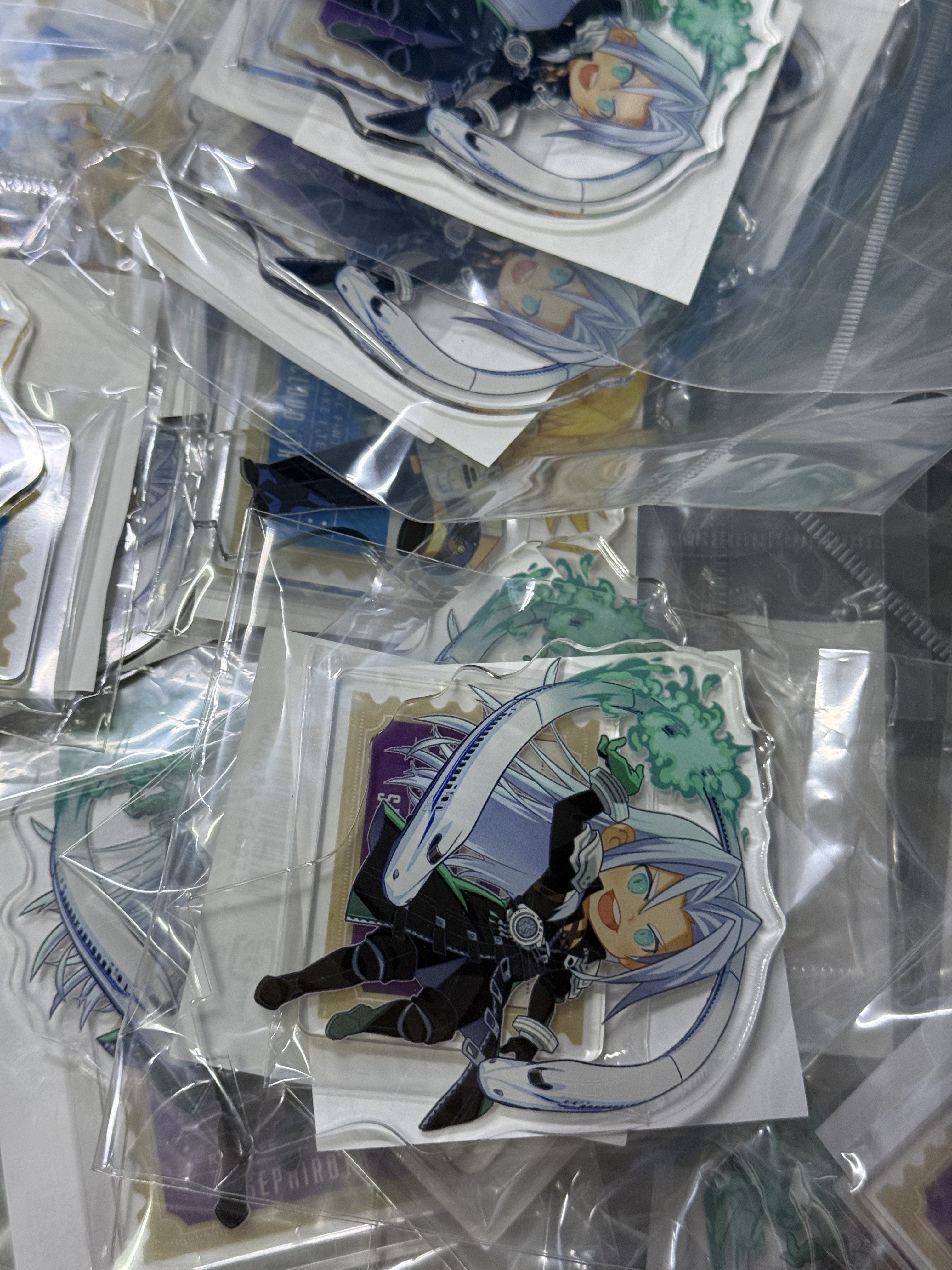 尾款 最终幻想7日谷立牌 JR东海联动 克劳德 萨菲罗斯 场贩