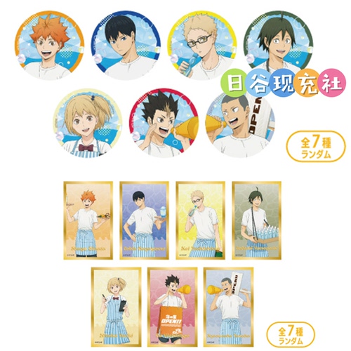 预定 排球少年日谷吧唧 甜品天堂 色纸 日向翔阳 海之家 正版0831
