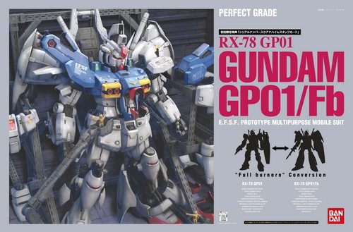进口万代模型大比例 PG 1/60 RX-78 GP01Fb 敢达高达试作1号机 - 封面