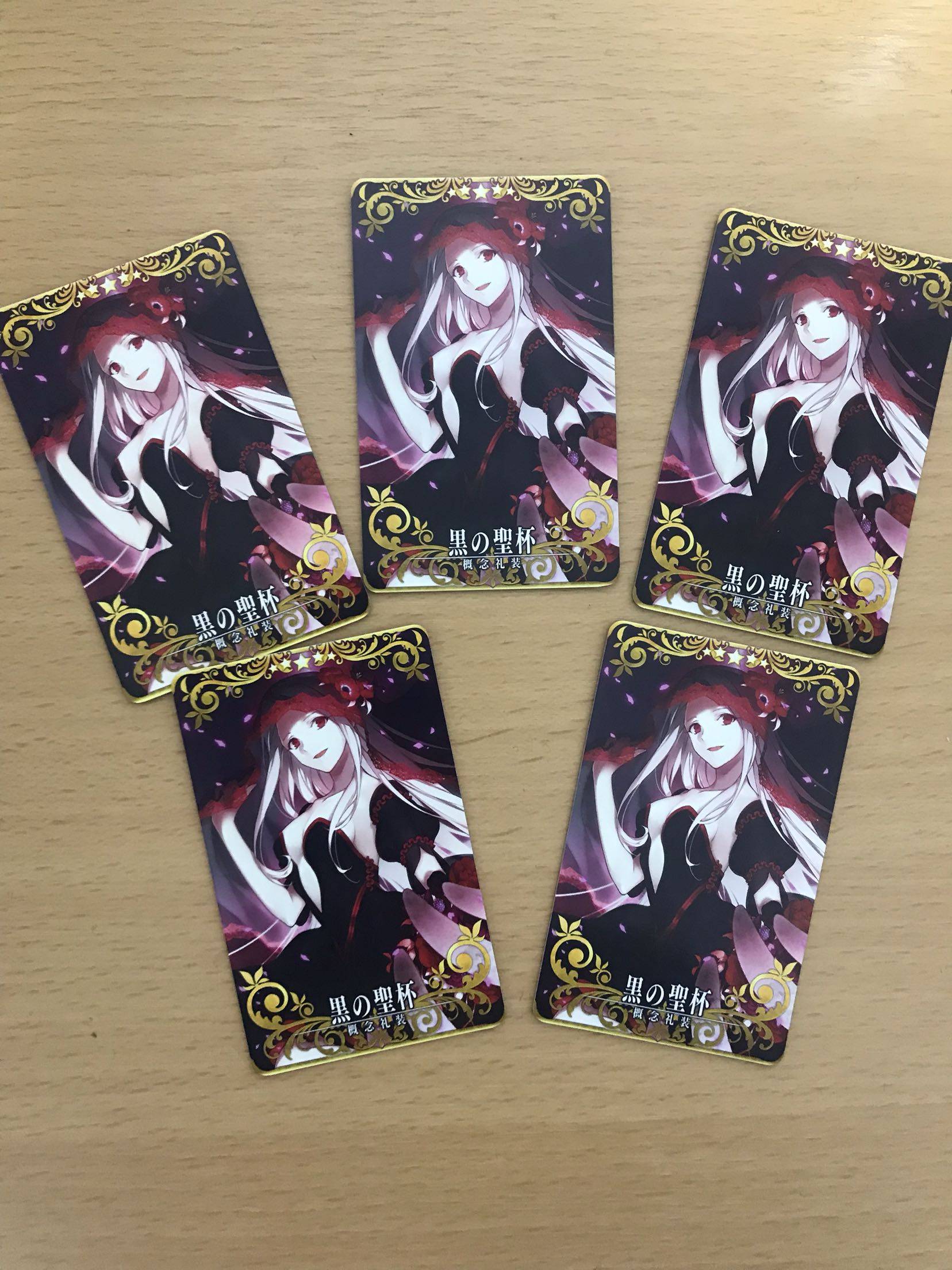 fgo街机五星礼装卡牌,黑之圣杯,理想的王圣,白杯宛若天堂 fate