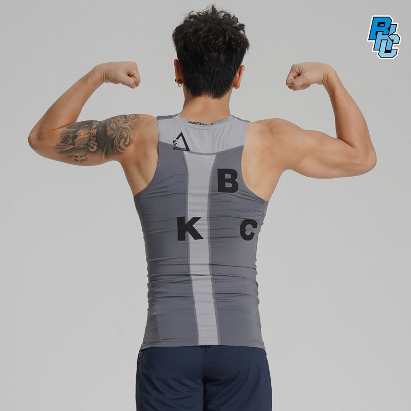 破冰正品美式窄肩运动背心男体育生篮球足球训练服高弹紧身速干衣