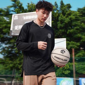 bkcxzice破冰速干长袖t恤男美式篮球训练服上衣足球健身运动卫衣