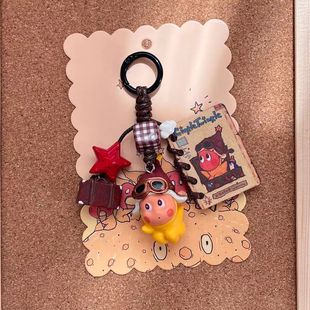 手作 星星人挂件手机挂串萌粒改娃包包挂饰手工diy挂件钥匙扣