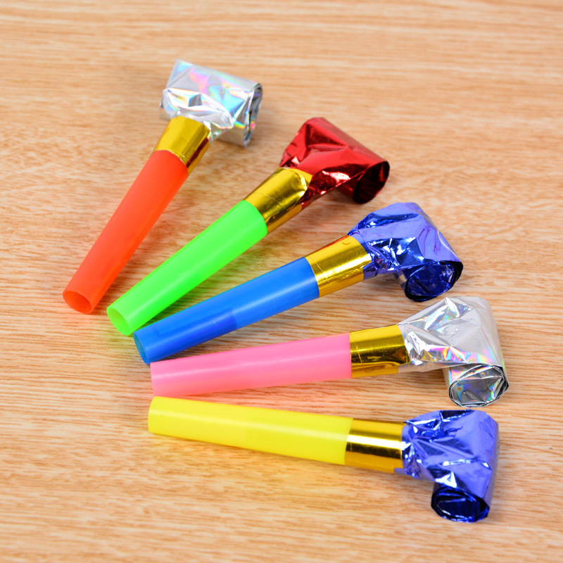 儿童生日派对创意玩具宝宝庆生助兴吹吹卷搞怪口哨子喇叭礼物