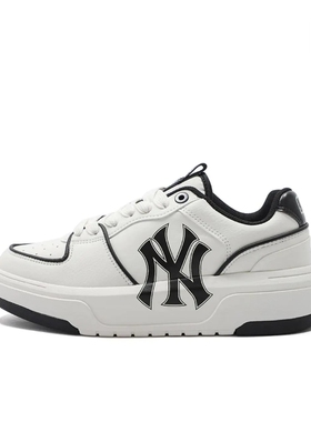 MLB学长鞋男女小白鞋厚底板鞋运动休闲鞋3ASXCA12N-50WHS