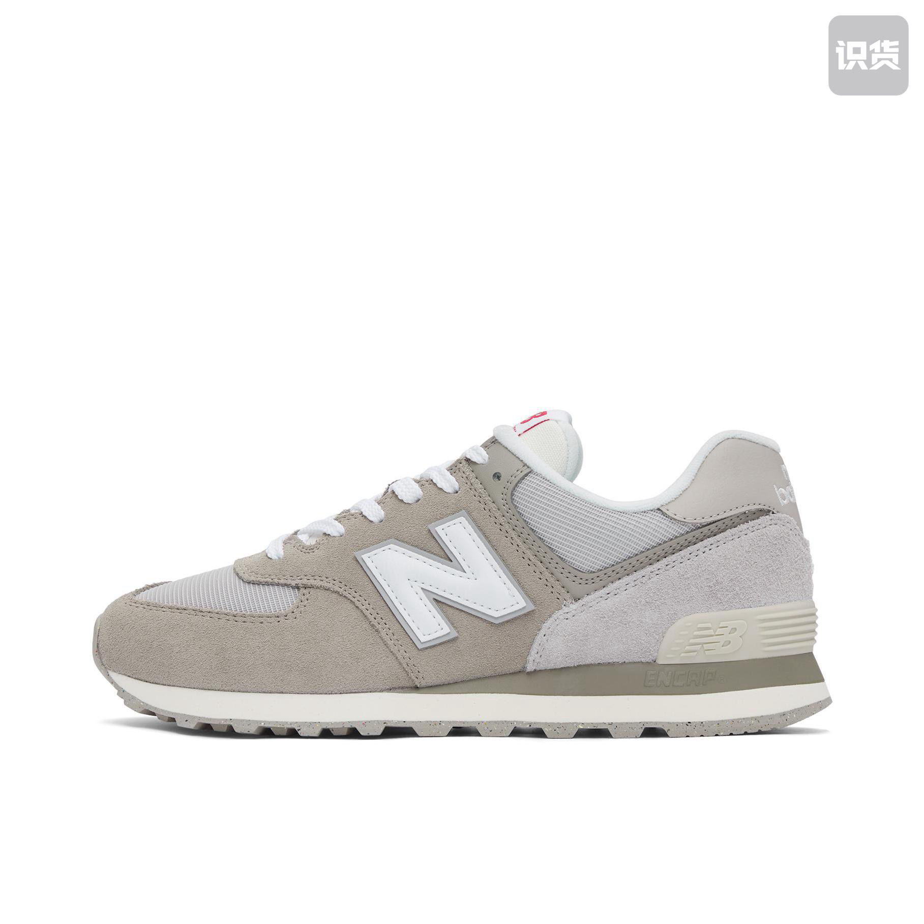NEW BALANCE 574经典复古 防滑耐磨卡其色缓震舒适运动鞋U574GRR