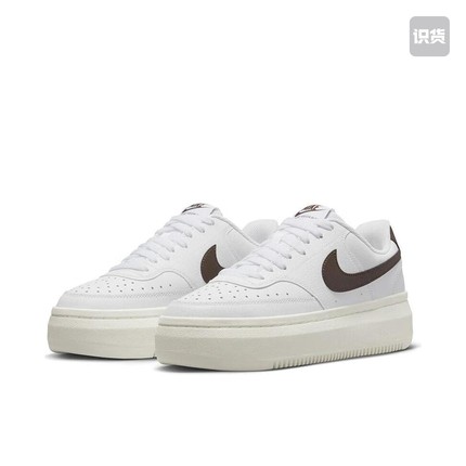 广州奈仓 Nike Court Vision白棕厚底DM0113-103