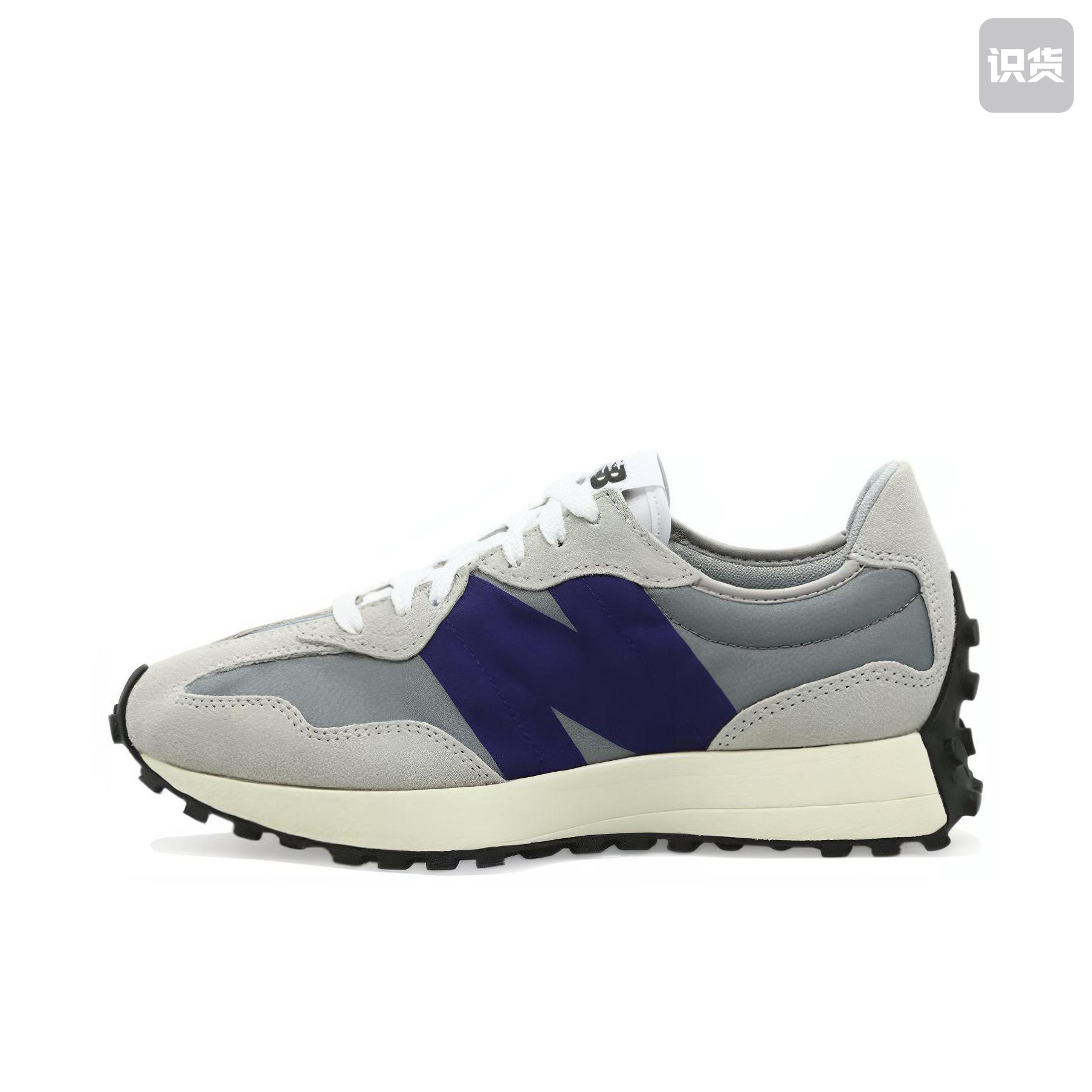 【虞书欣同款】New Balance 327 防滑耐磨 休闲灰色紫色MS327FC