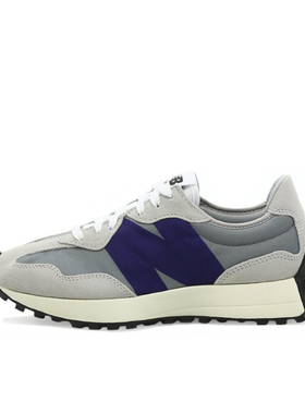 【虞书欣同款】New Balance 327 防滑耐磨 休闲灰色紫色MS327FC