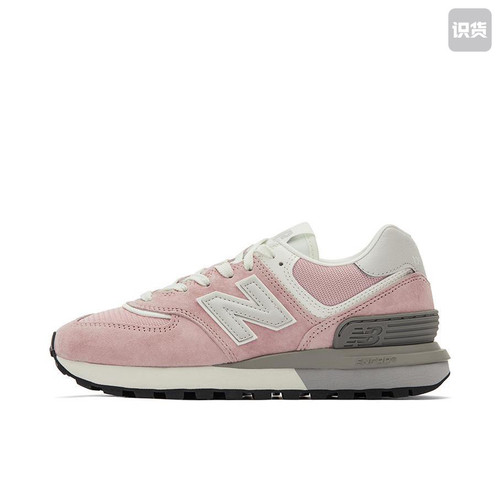 New Balance 574 经典复古阿甘鞋 灰色/粉U574LGOP下单请看详情页