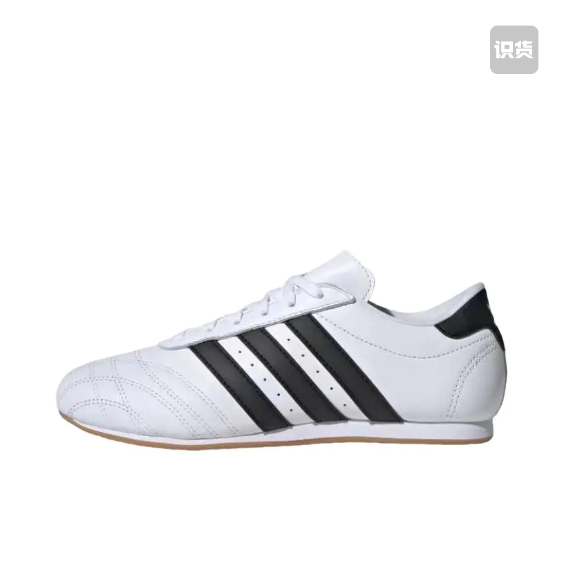 adidas舒适低帮训练鞋女款白黑色JS1194