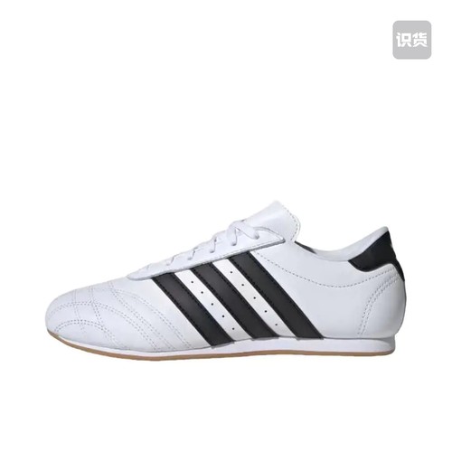 adidas舒适低帮训练鞋女款白黑色JS1194