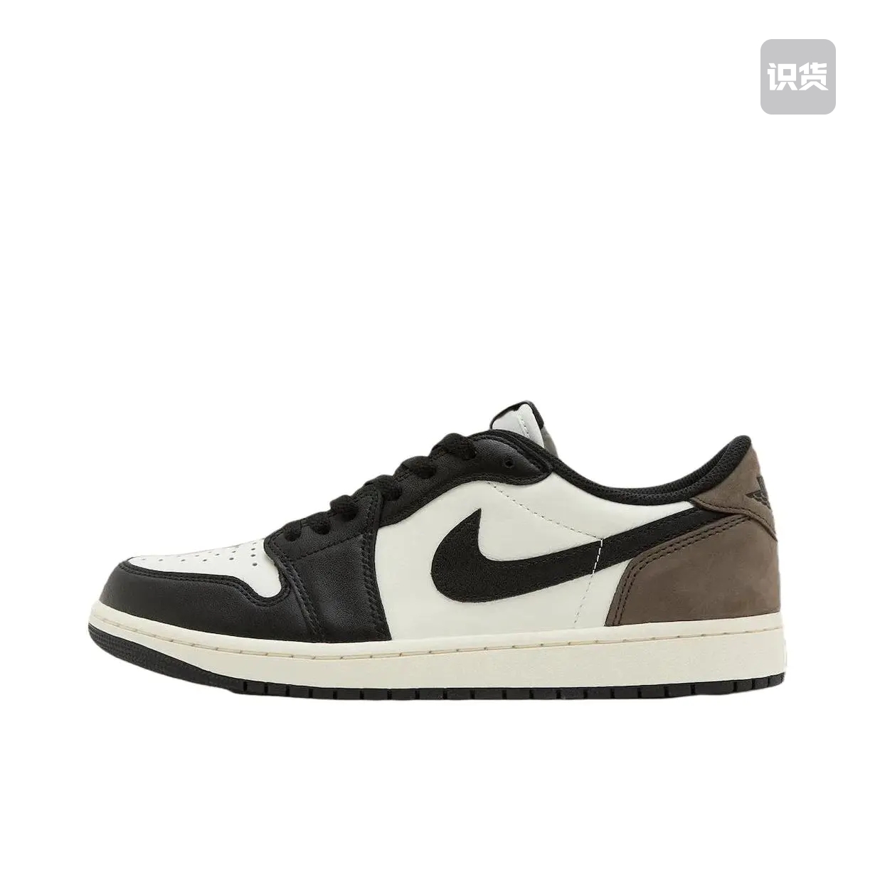 JORDAN Air Jordan 1 Low OG AJ1黑白棕低帮运动休闲鞋CZ0790-102