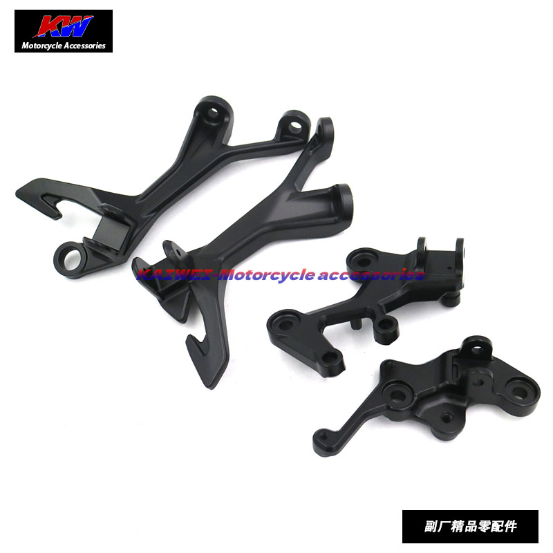 适用忍者400Z400前后脚踏支架
