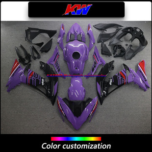 适用ninja忍者650全车外壳 17 18 19年护板包围 ER6F导流罩版画