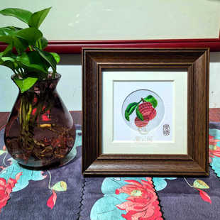 【紫云阁】广绣粤绣刺绣广州塔荔枝红棉五羊 广府礼品岭南 伴手礼