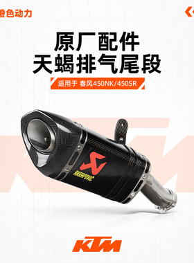 春风CFMOTO 450NK/450SR碳纤维正品天蝎尾段