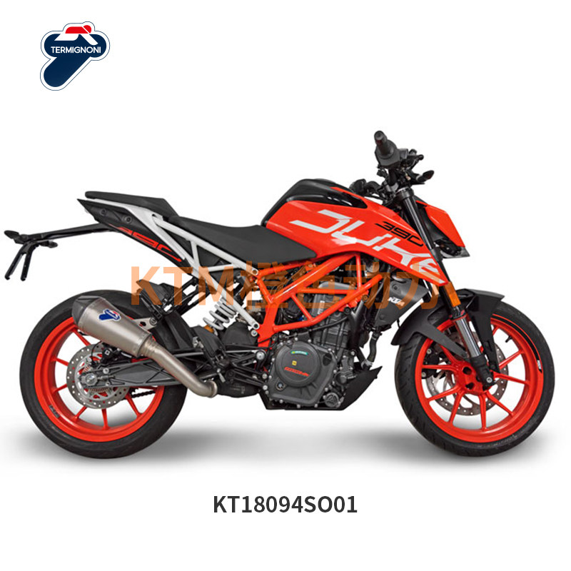 意大利termignoni特米排气适用于ktm 390 duke摩托车改装尾段排气