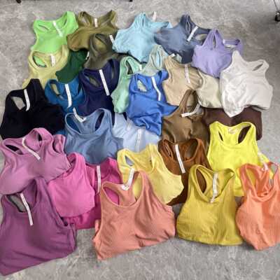 女士修身显瘦瑜你运动背心无袖