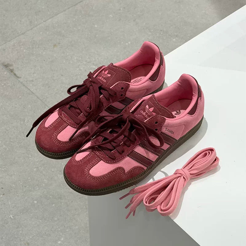 adidas三叶草SAMBA德训女板鞋