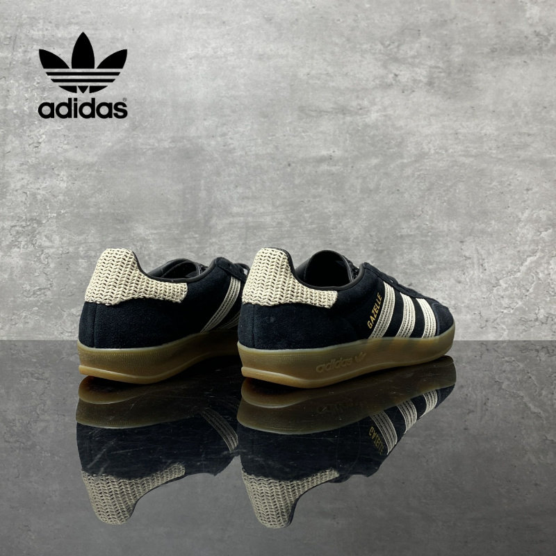 Adidas/阿迪达斯正品三叶草「T头鞋」男女鞋黑色德训鞋复古板鞋