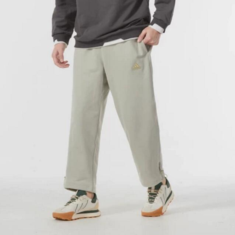 阿迪达斯男裤长裤宽松透气直筒裤