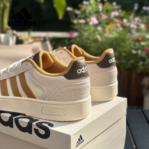 Adidas/阿迪达斯正品男生潮款鞋子女鞋透气休闲时尚板鞋JR8325