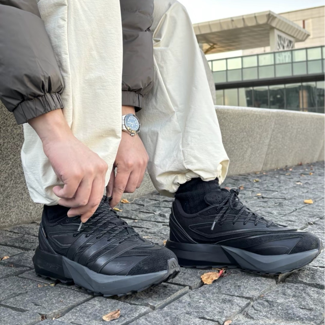 adidas阿迪达斯正品男士轻便跑鞋户外运动健身减震透气跑步鞋百搭