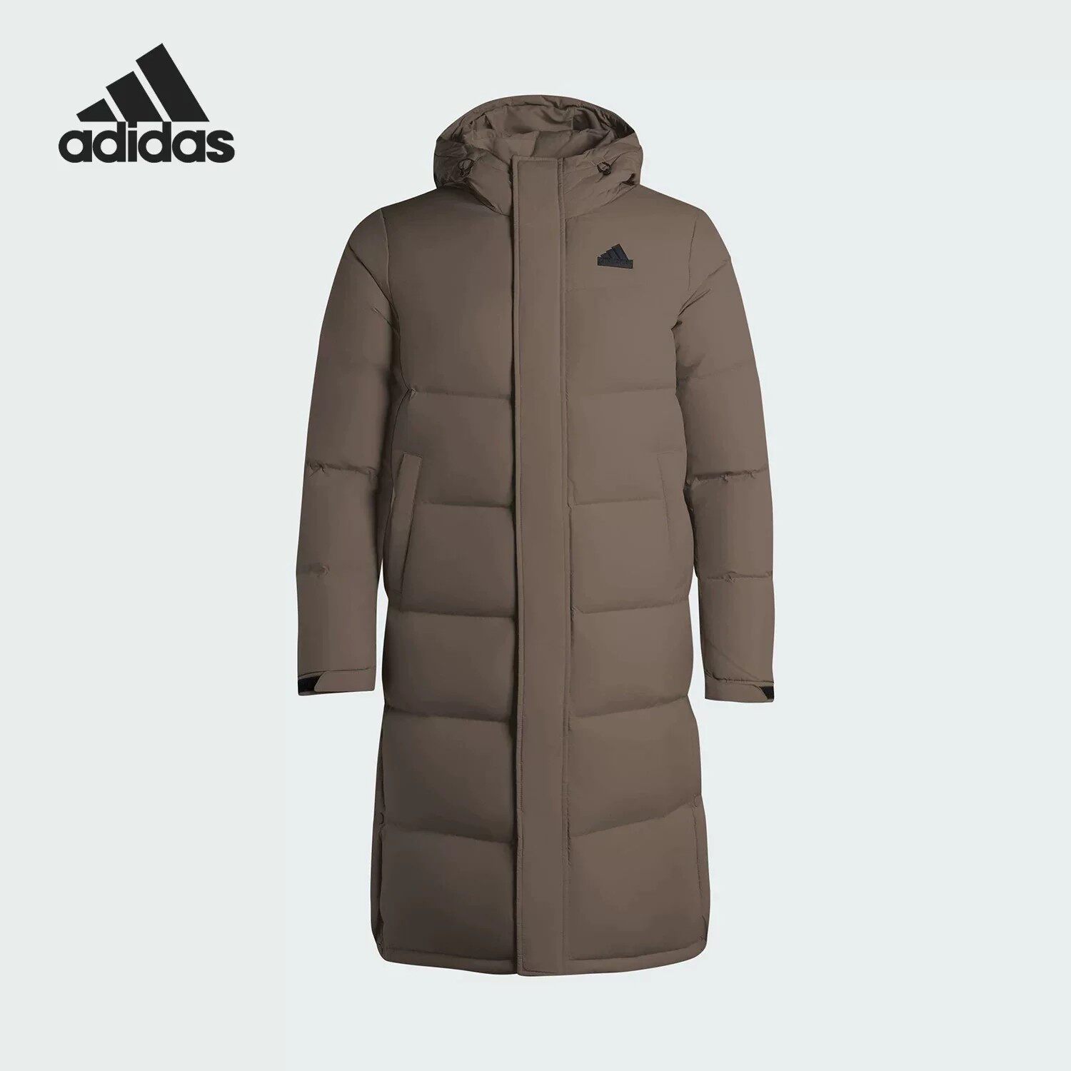 Adidas阿迪达斯正品男女同款运动休闲防风拒水保暖百搭长款羽绒服