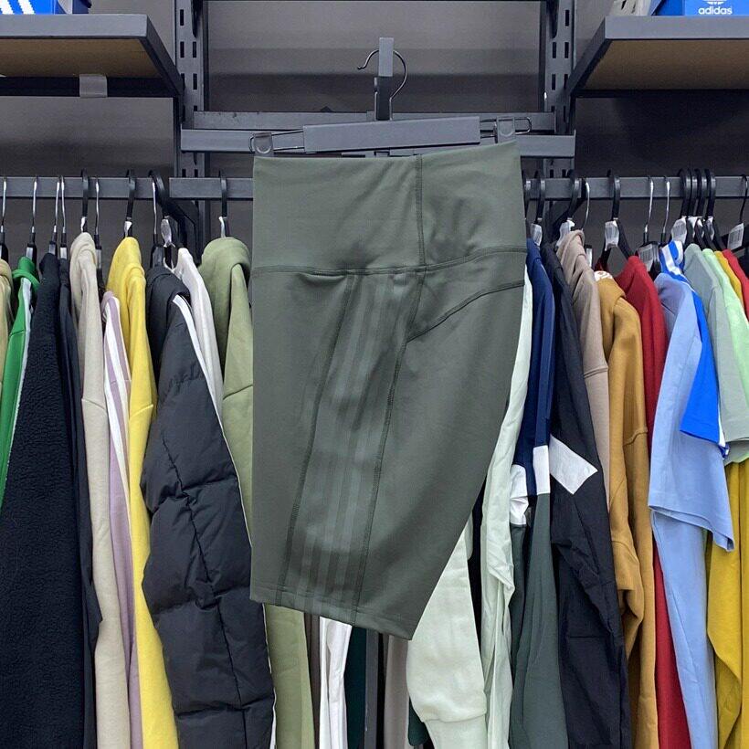adidas阿迪达斯正品速干紧身短裤女2026夏季款户外舒适修身运动裤