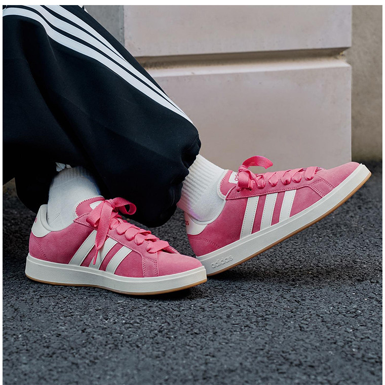 Adidas阿迪达斯正品春季鞋子男款女款时尚少女粉潮流增高运动板鞋
