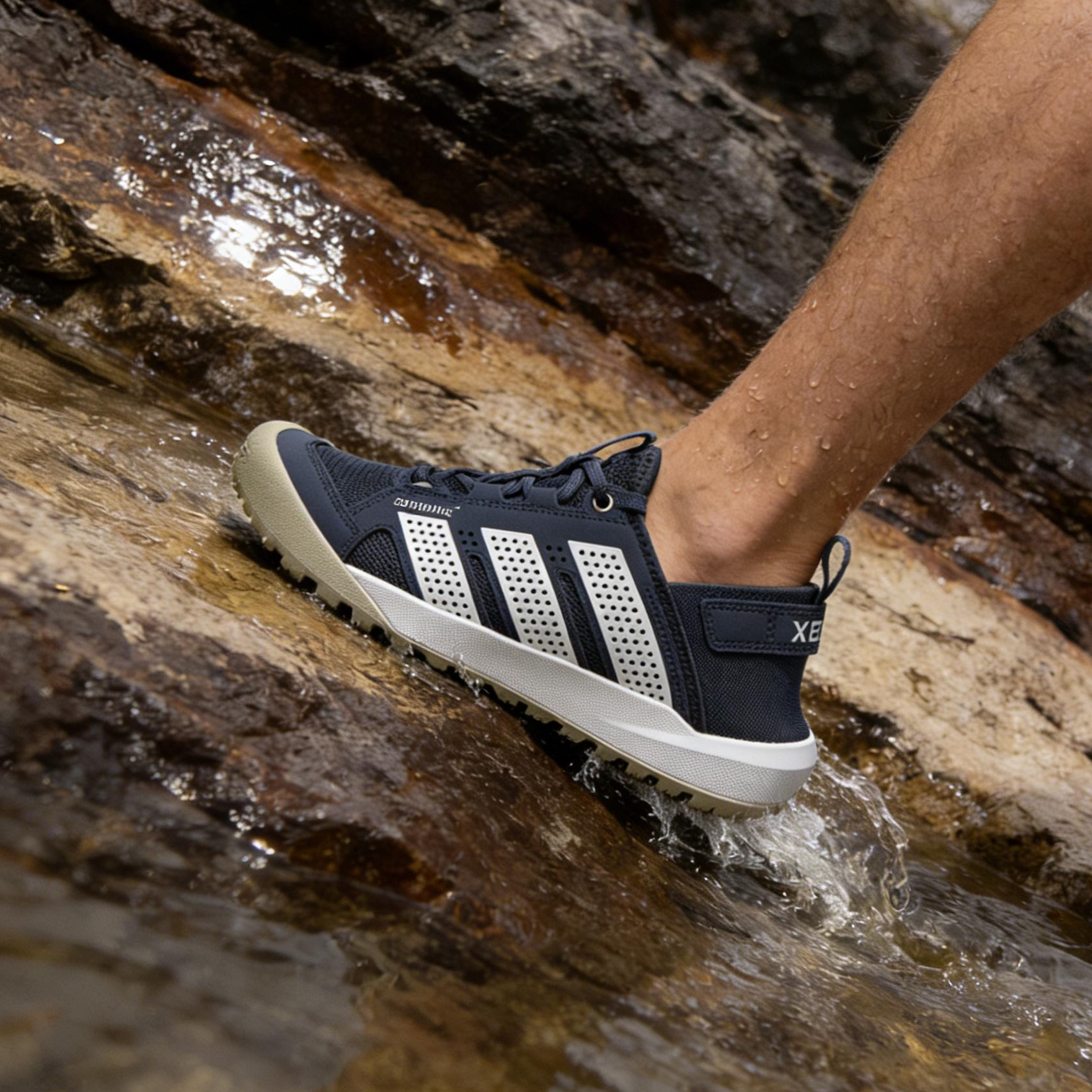 Adidas阿迪达斯正品男鞋溯溪鞋2026新款户外运动透气涉水鞋HQ9172