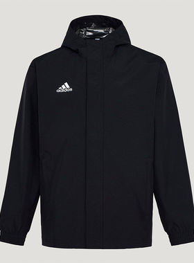 Adidas阿迪达斯男2026年时尚简约经典运动休闲连帽夹克外套KU3915