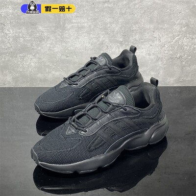 系带阿迪达斯休闲鞋男女网面运动