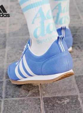 Adidas阿迪达斯正品百搭男女款休闲运动鞋 VS JOG 2.0板鞋JS4444