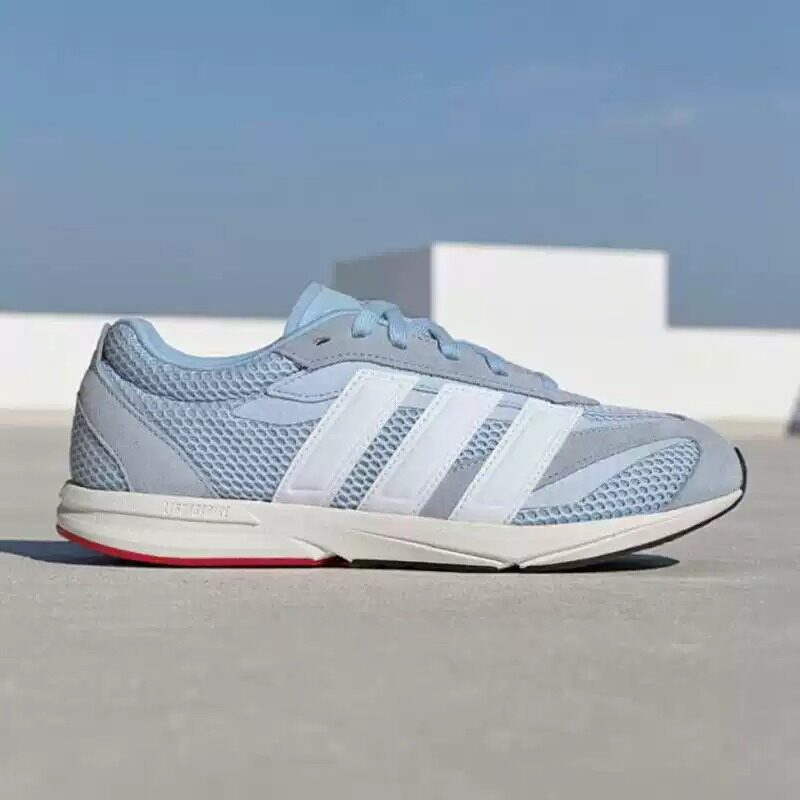 阿迪达斯女鞋2026夏季新款经典三条杠潮流运动鞋透气跑步鞋JQ7234