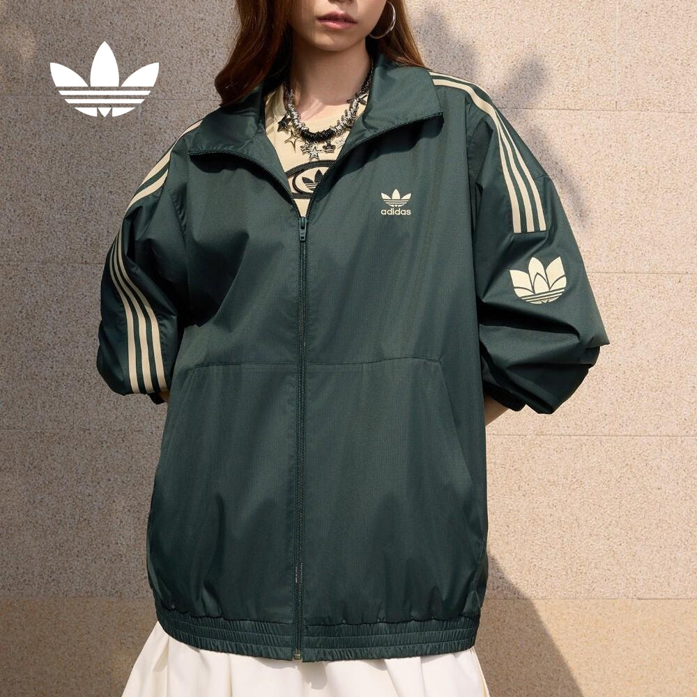 adidas正品男女新款复古夹克上衣
