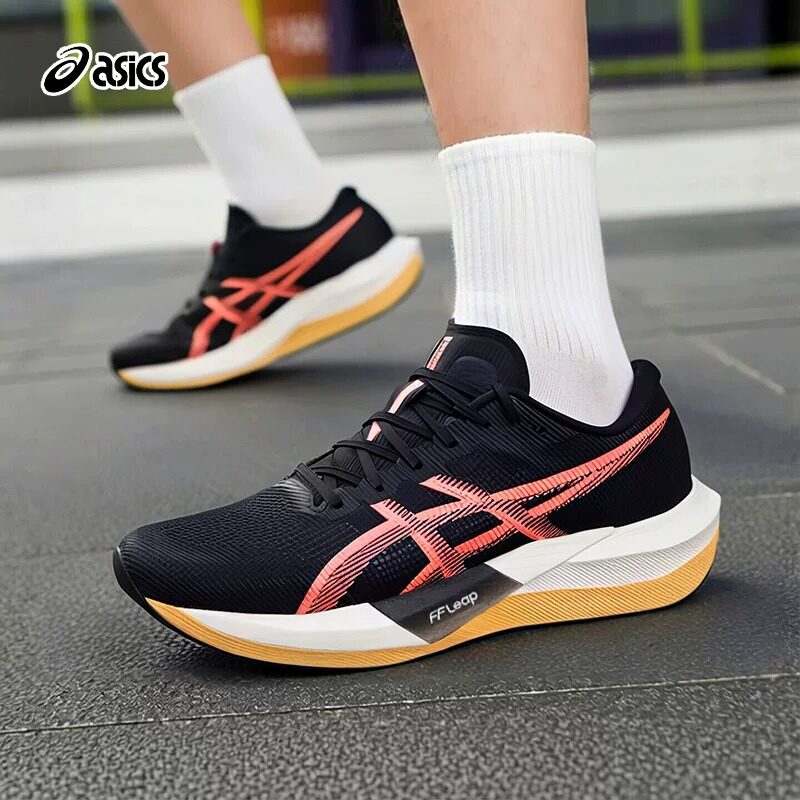 asics亚瑟士男女跑步鞋低帮网眼鞋面路跑竞速训练运动鞋1013A183