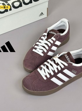 Adidas阿迪达斯德训鞋正品 「T头鞋」VL COURT男女复古板鞋JR8318