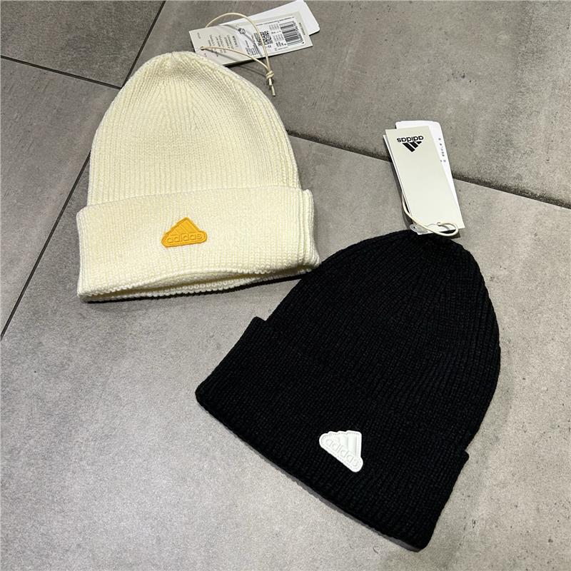 Adidas阿迪达斯冷帽男女冬新款针织毛线帽复古运动保暖帽子JW1628