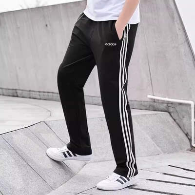 正品阿迪达斯三条杠裤子男士长裤
