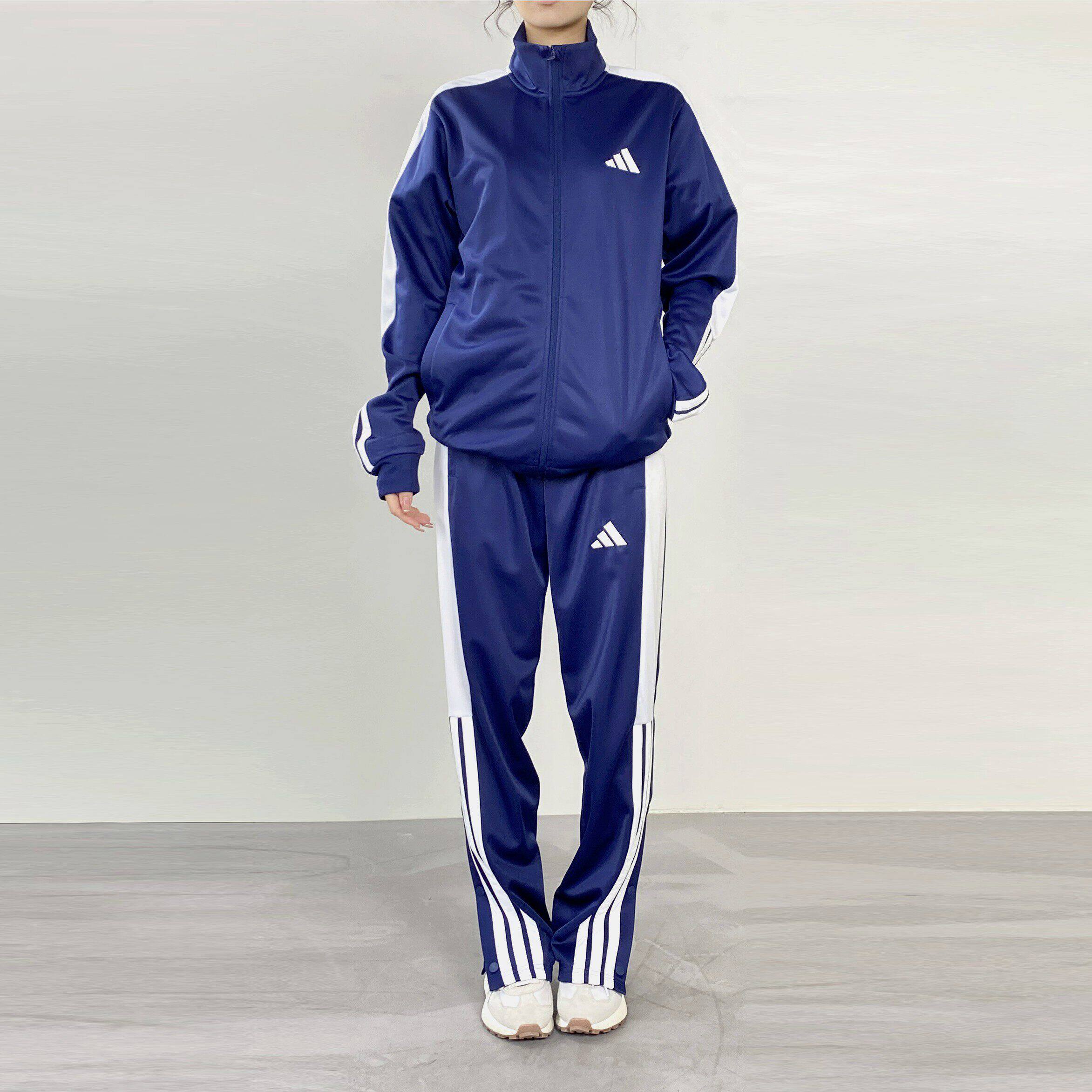 阿迪达斯运动套装男士adidas正品2026新款女跑步休闲加绒外套长裤