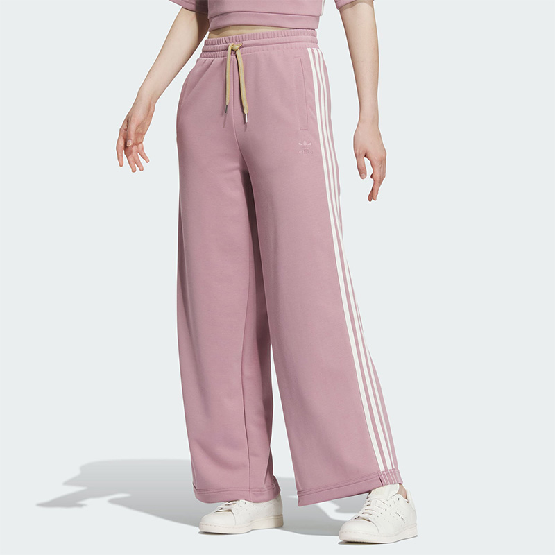 清仓Adidas阿迪达斯三叶草女子秋冬季运动百搭舒适宽松长裤IN0975