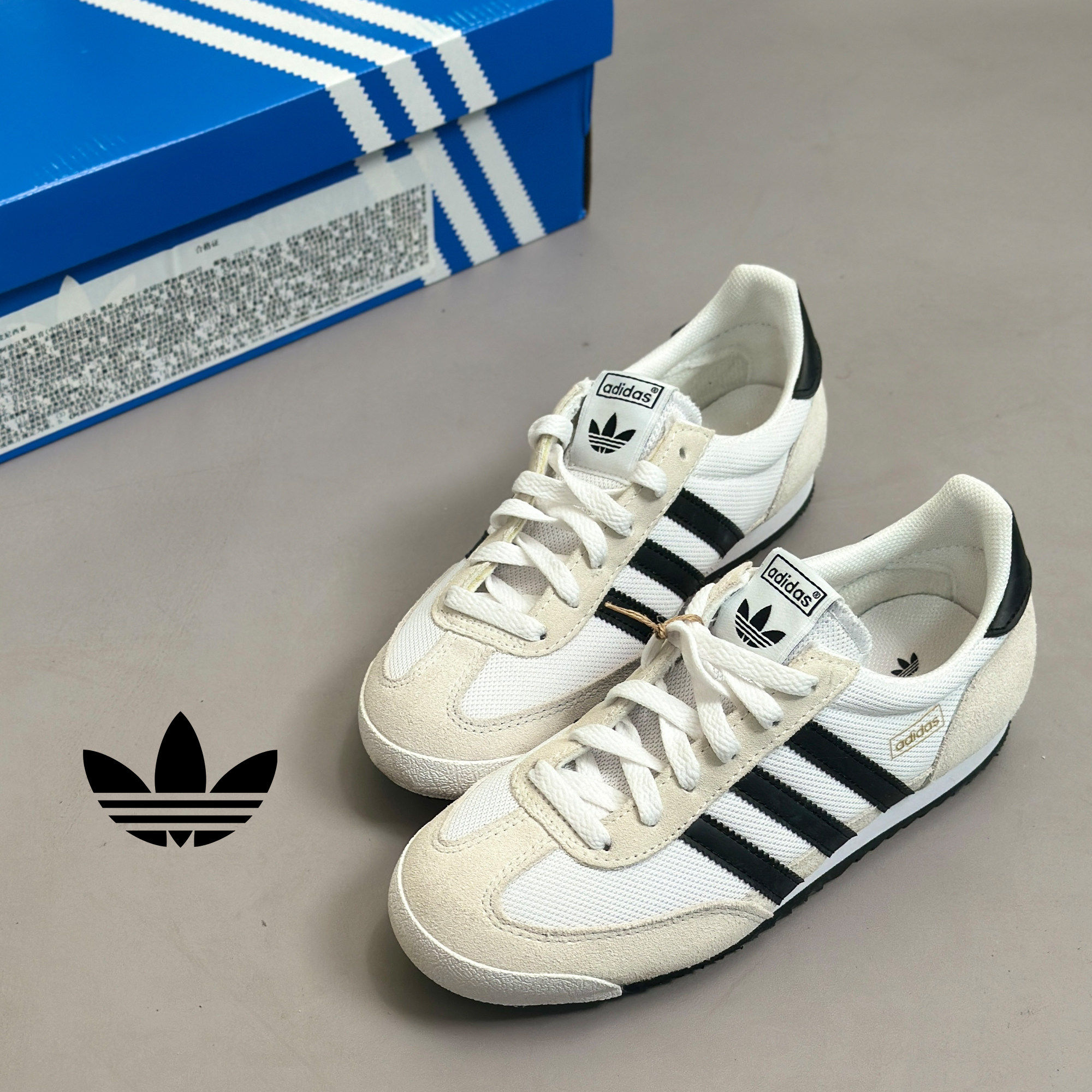 正品Adidas阿迪达斯阿甘鞋三叶草男女老爹鞋德训网球运动休闲板鞋
