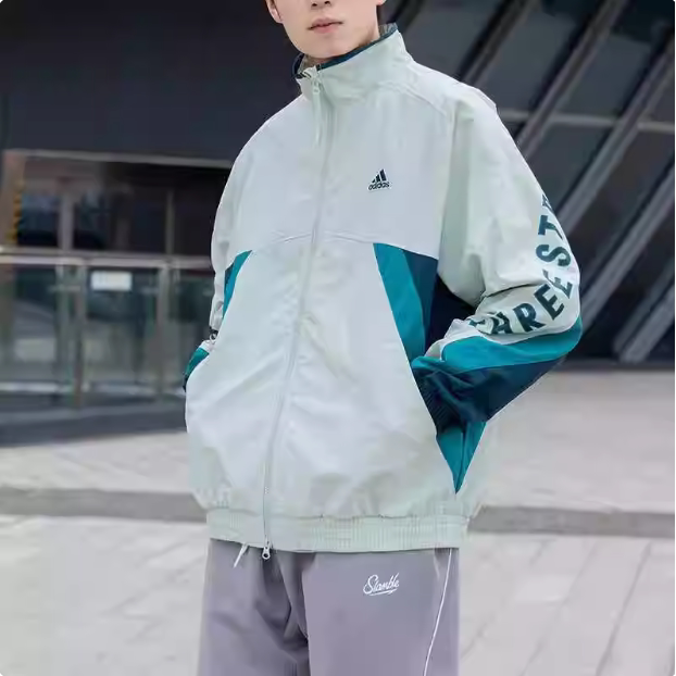 阿迪达斯高颜值百搭运动休闲夹克