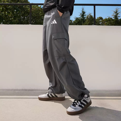 Adidas/阿迪达斯男子防晒UPF50+速干多口袋伞兵裤运动长裤KA9314