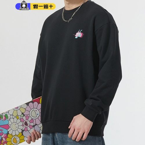 阿迪达斯男本命年卫衣圆领长袖