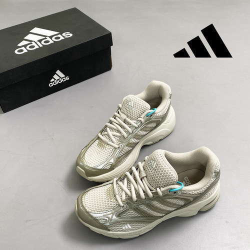 Adidas阿迪达斯正品男女跑步透气运动鞋2026年流行款男鞋 JS2410