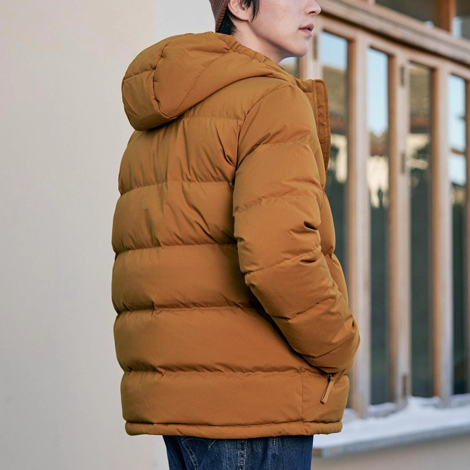 Adidas阿迪达斯羽绒外套正品男生连帽保暖运动休闲羽绒服冬季新款